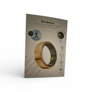 Brookstone Gold Wearable Health Ring